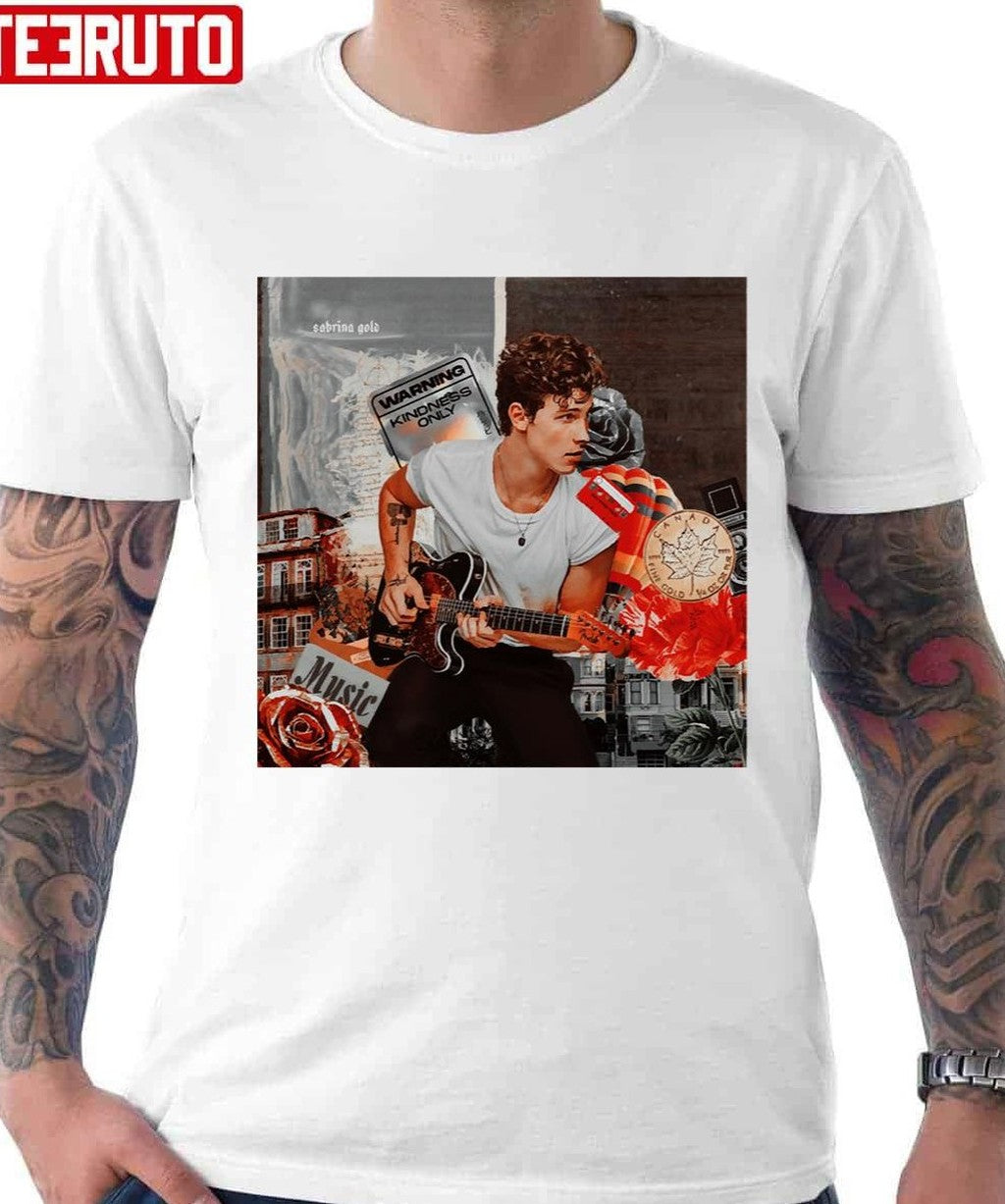 Shawn Mendes Collage Retro Unisex T-Shirt