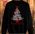 Oh Creepmas Tree Halloween Skull Christmas Tree Unisex Sweatshirt