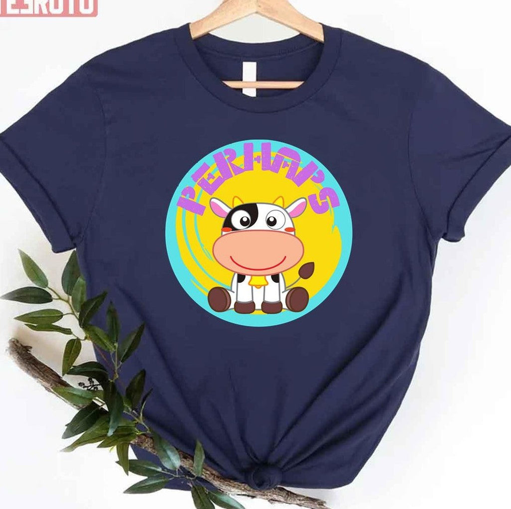 Perhaps Meme Cow Animal Crossing Unisex T-Shirt