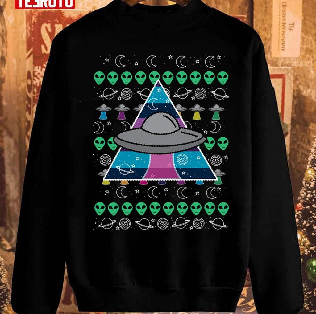 Beam Me Up Christmas Unisex Sweatshirt