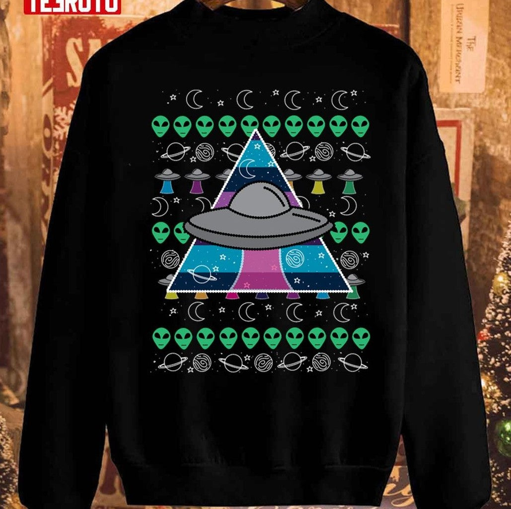 Beam Me Up Christmas Unisex Sweatshirt