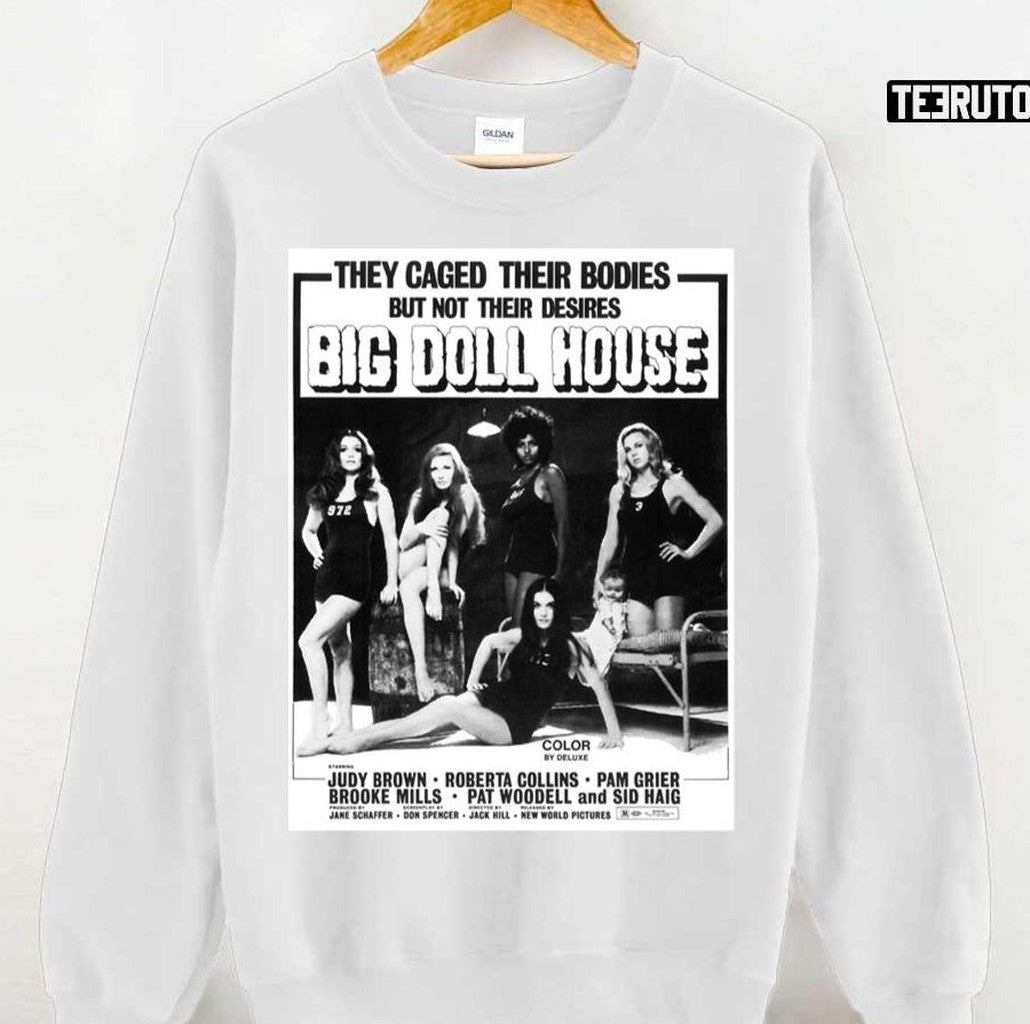 Big Doll House Black &amp; White Unisex T-Shirt