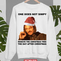 One Does Not Simply Remove The Christmas Tree The Walking Dead Daryl Unisex Sweatshirt