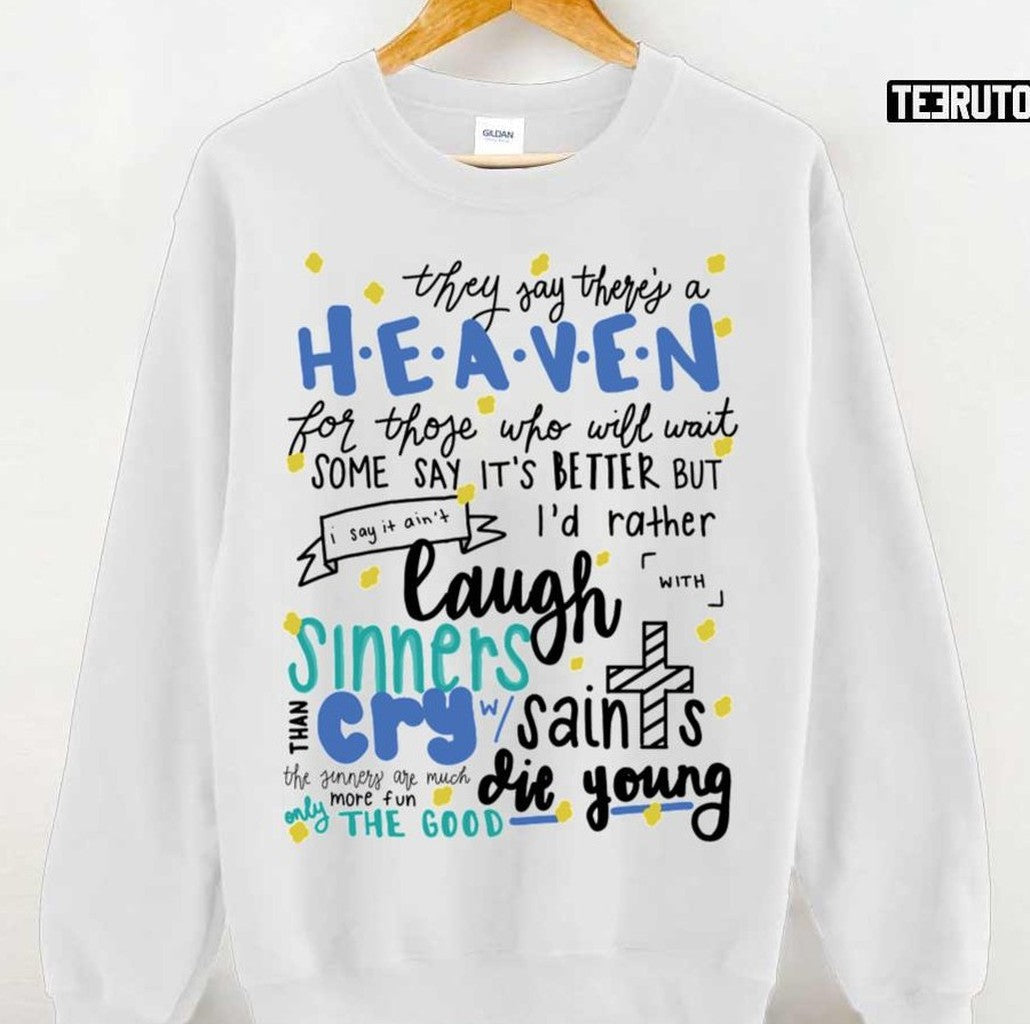 Only The Good Die Young Lyric Billy Joel Unisex T-Shirt