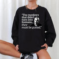 Monkeys Quotes Philomena Cunk Unisex Sweatshirt