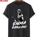 Tennis Player Emma Raducanu Vintage Graphic Unisex T-shirt