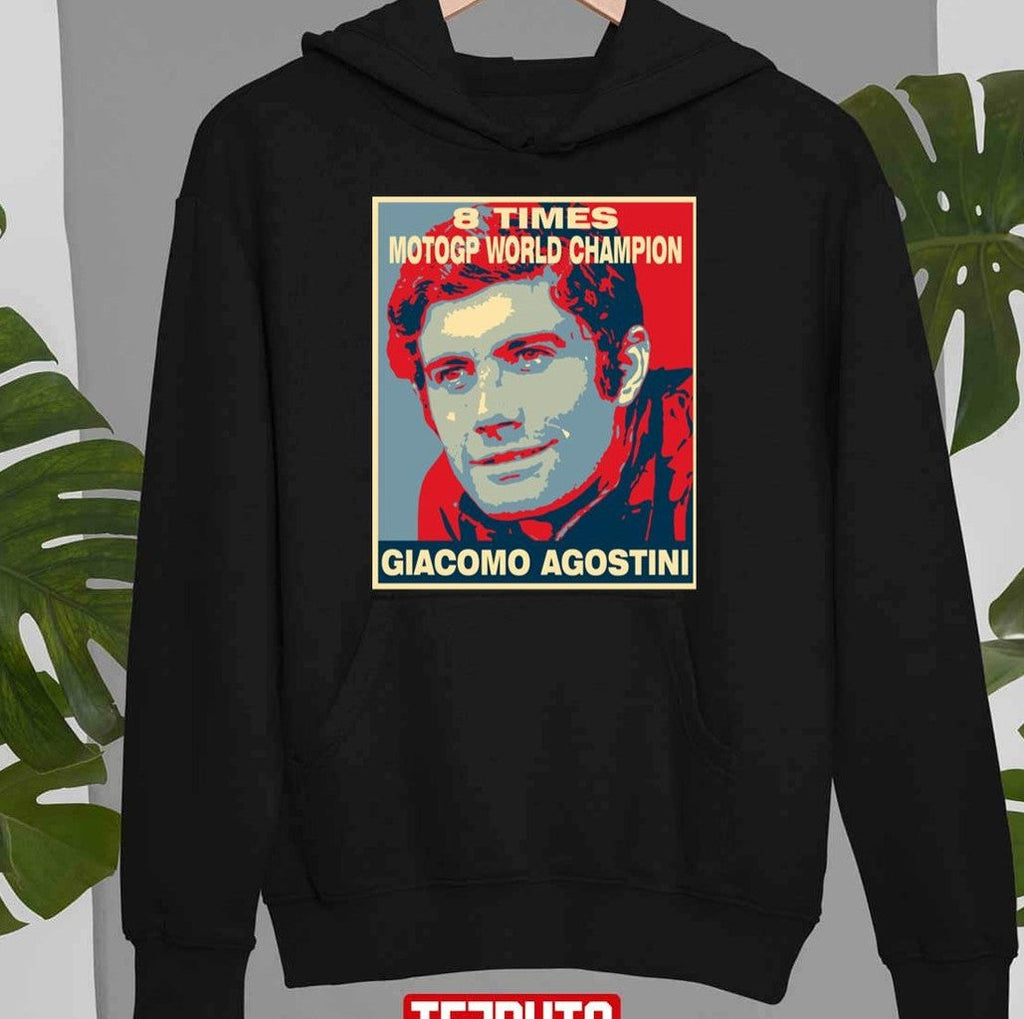 8 Times Motogp World Champion Giacomo Agostini Unisex T-Shirt