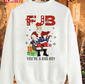 Santa Claus Updated Criteria Naughty Anti-vaccine Nice Christmas Unisex Sweatshirt