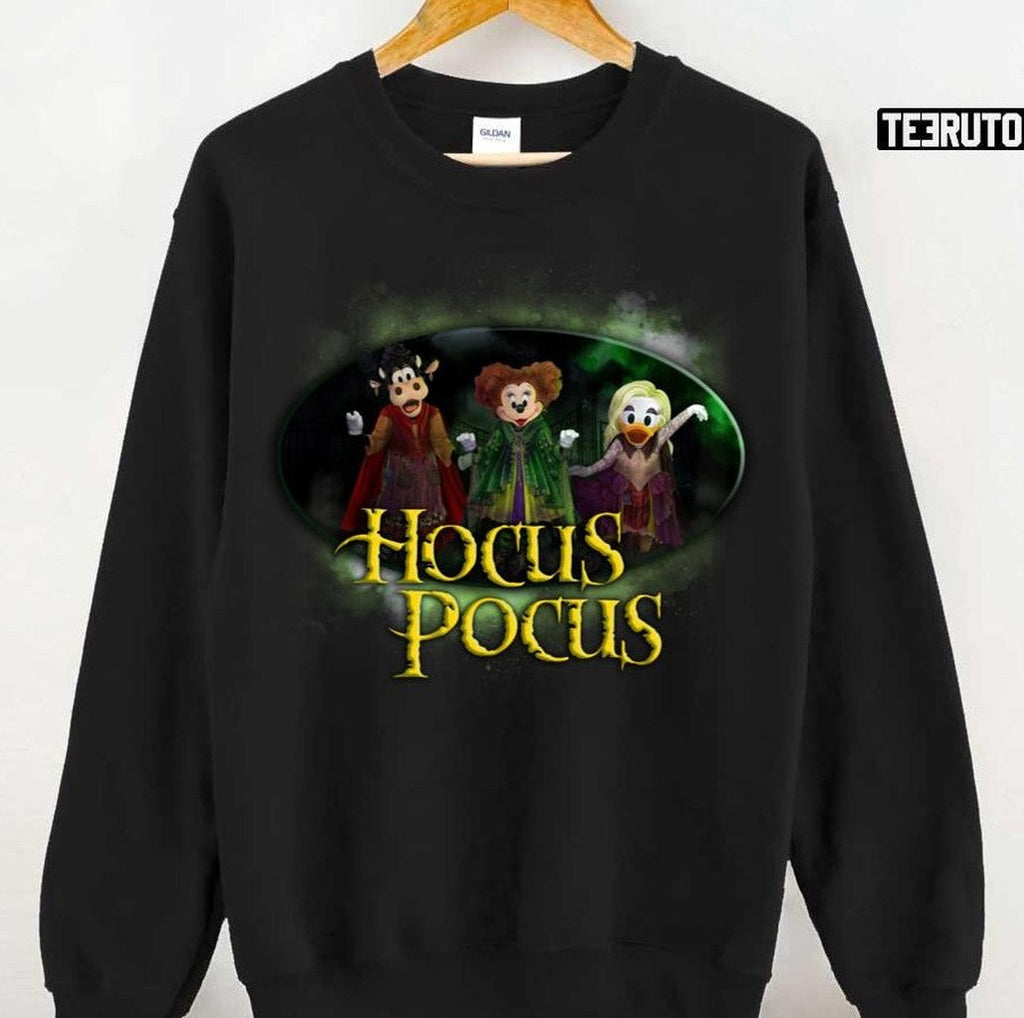 Sanderson Sisters Minnie Daisy Clarabelle Halloween Hocus Pocus Unisex T-Shirt