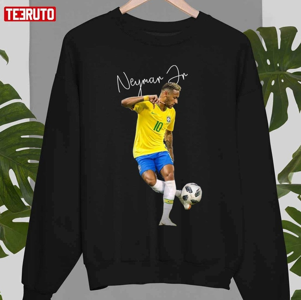 Soccer Player Neymar Jr Signed Brazil Unisex Sweatshirt