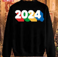 2024 Colorful Happy New Year Sweatshirt