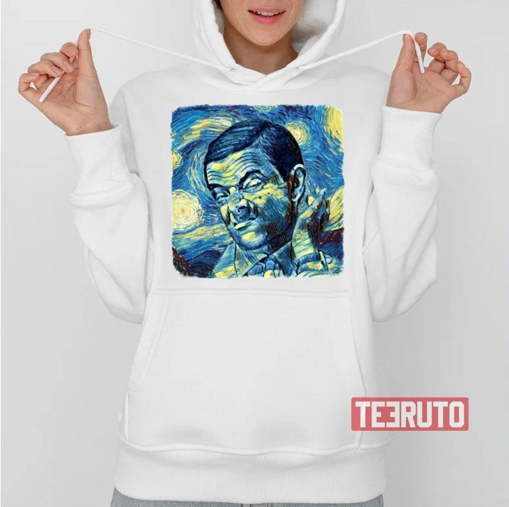 Mr Bean Van Gogh Style Unisex T-Shirt