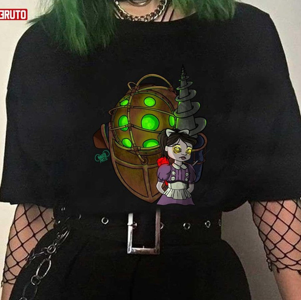 Bioshock Big Daddy Little Sister Unisex T-shirt