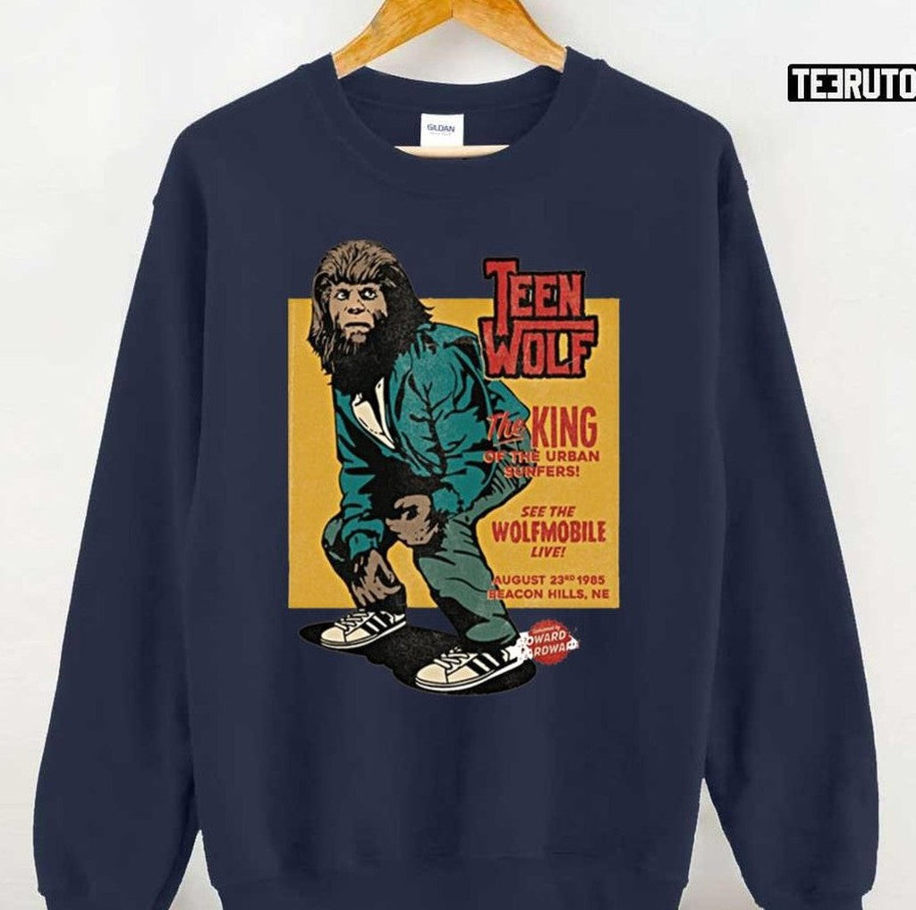 Teen Wolf 80s Cult Skate Board Unisex T-Shirt