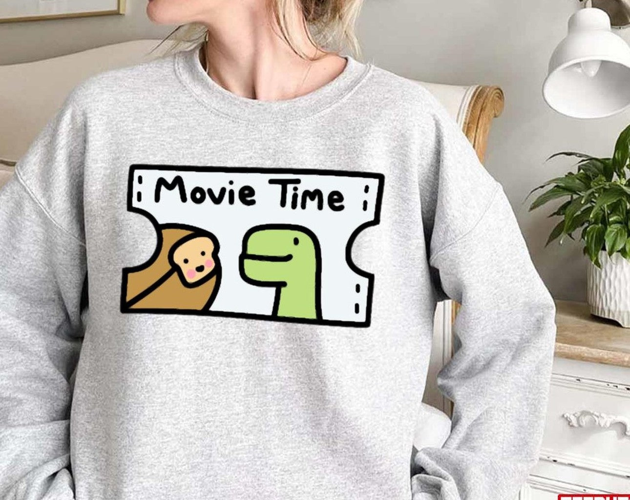 Movie Time Loof &amp; Timmy Unisex Sweatshirt