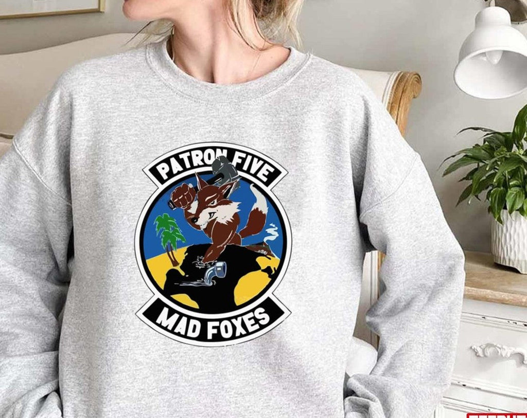 Model 49 Patrol Squadron Five Vp 5 Mad Foxes Unisex Sweatshirt