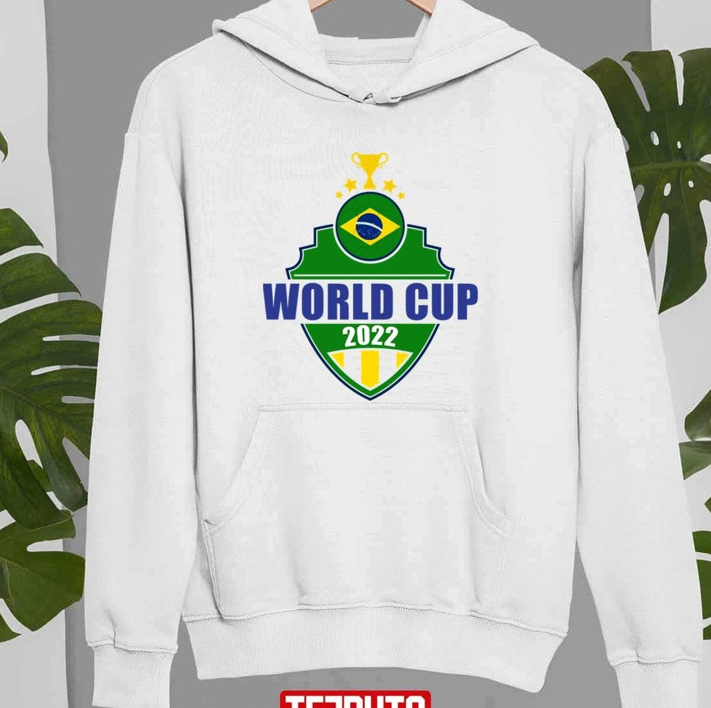 The Cup Of Life Brazil World Cup Qatar 2022 Brazil Flag Unisex Sweatshirt