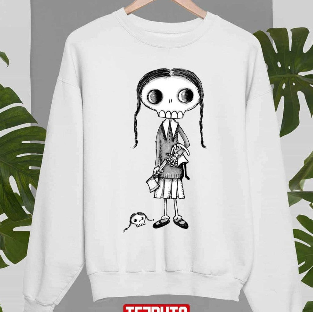 Skelly Wednesday Halloween Unisex Sweatshirt
