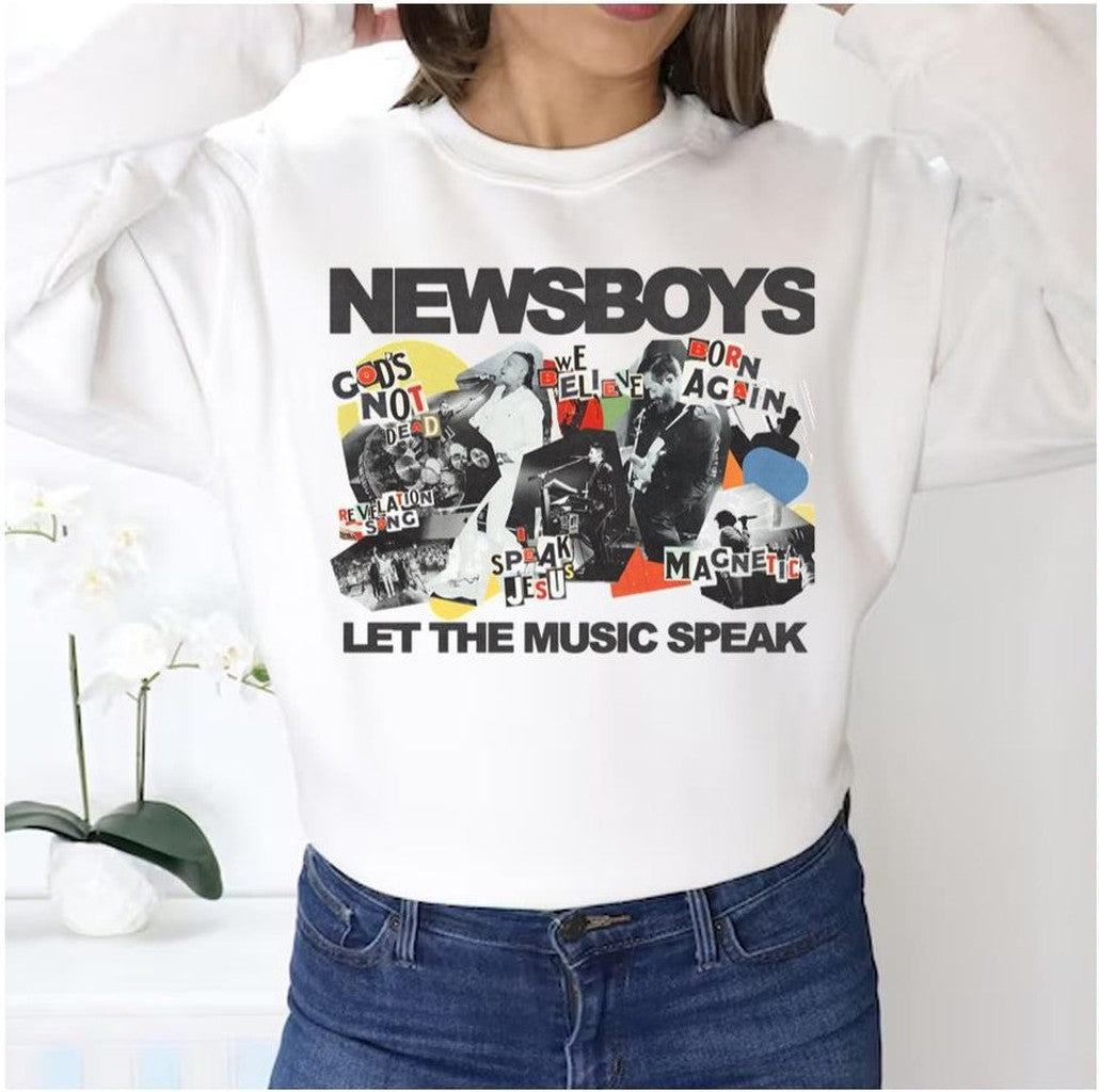 Newboys Music Speak United 2023 New Tour Unisex Sweatshirt