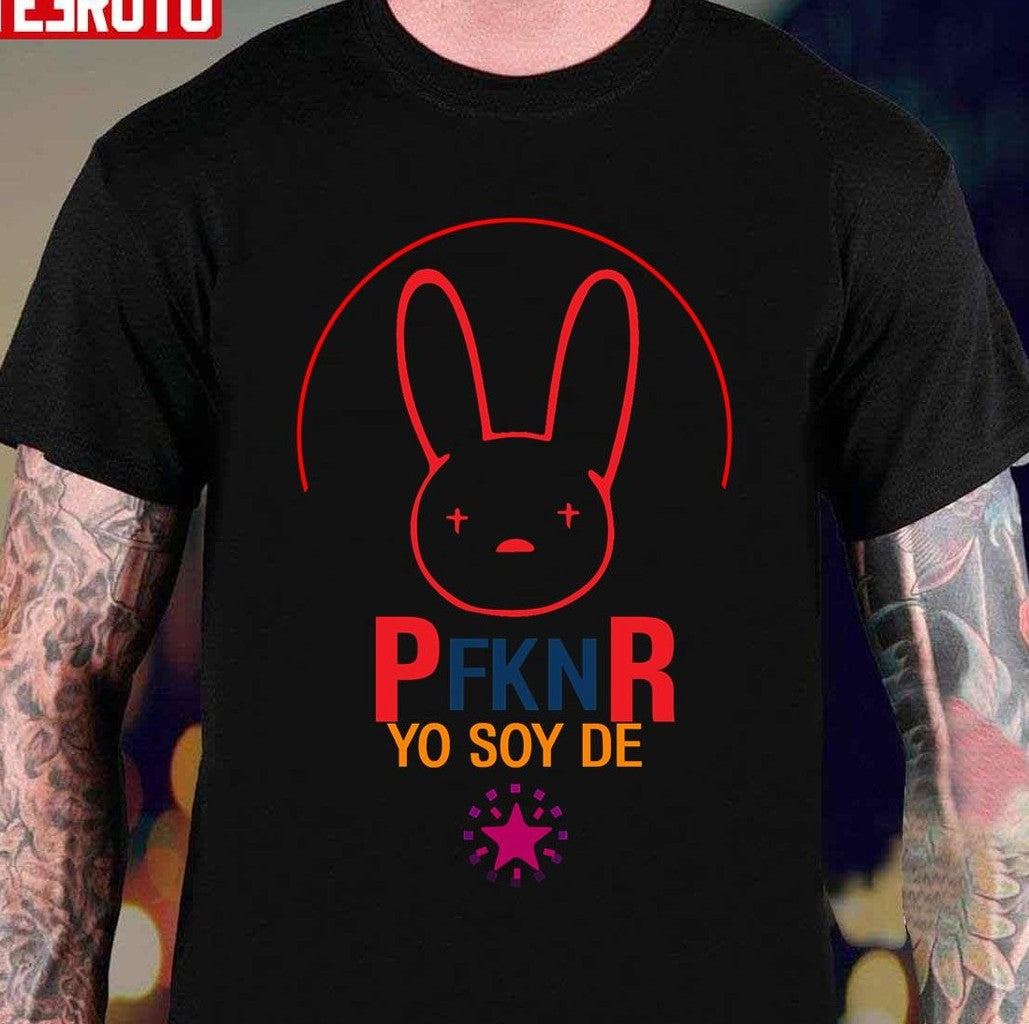 Bad Bunny Logo Yo Soy De P Fkn R Unisex T-Shirt