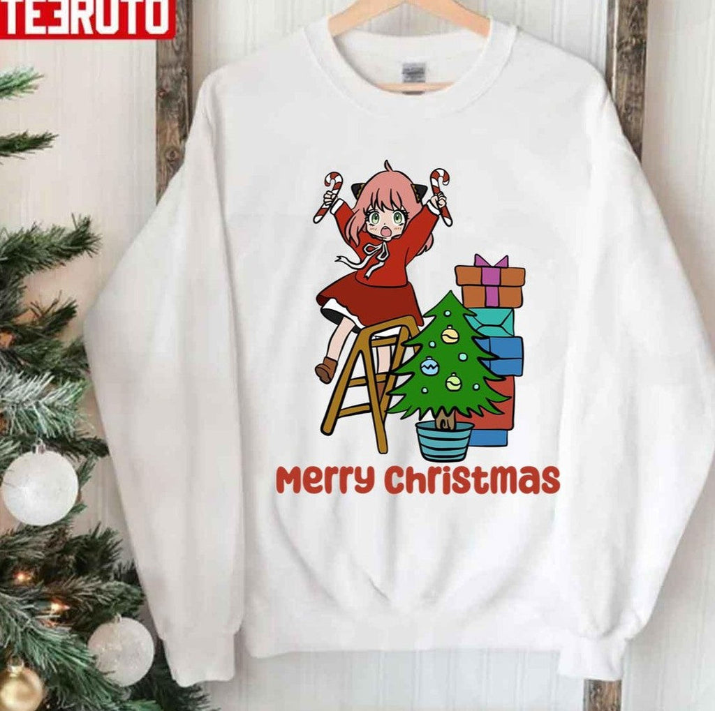 Anya Forger Merry Christmas Spy X Family Christmas Unisex Sweatshirt