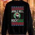 Santa Jingle Bell Rock Ugly Christmas Unisex Sweatshirt