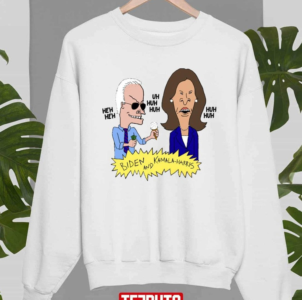 Beavis and Butthead Biden and Kamala Parody Unisex T-Shirt