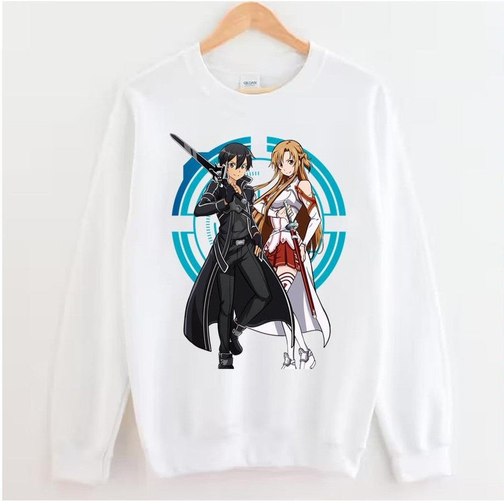 Sword Art Online Anime Asuna And Kirito Unisex Sweatshirt
