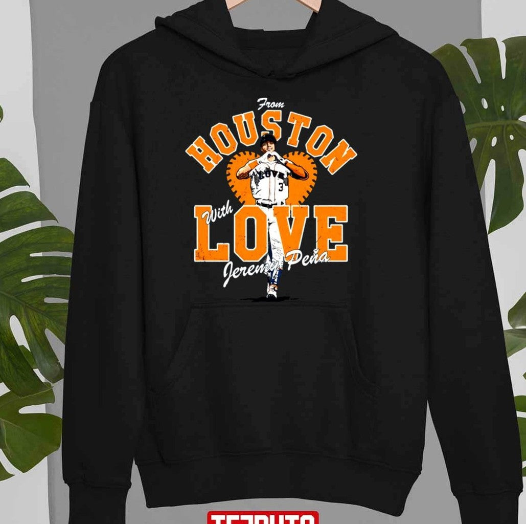 Orange Design Jeremy Pena Houston Astros Love Unisex Sweatshirt