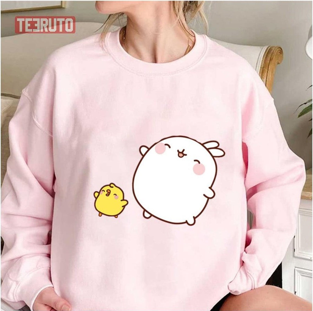 Molang &amp; Pui Pui Dancing Together Unisex Sweatshirt
