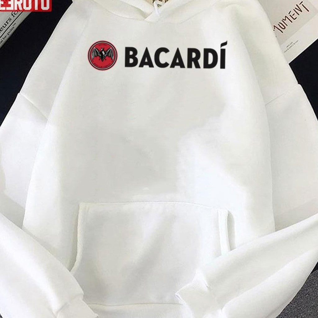 Bacardi Typographic Logo Rum Unisex Sweatshirt