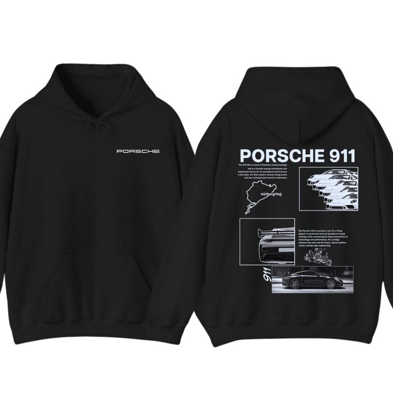 Porsche Heritage T-Shirt Hoodie Elevate Your Style with Comfort and Legendary Design Casual Cotton