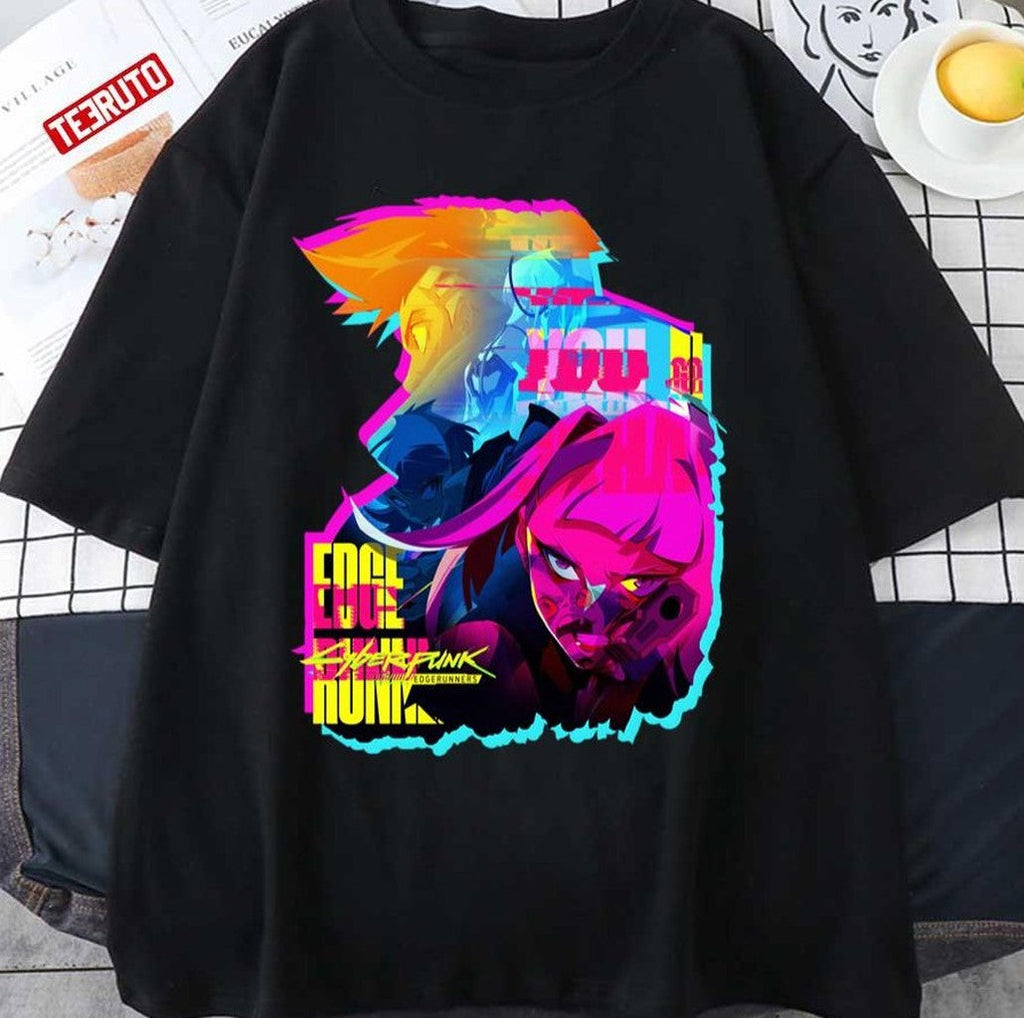 Neon David &amp; Lucy Edgerunners Unisex T-shirt