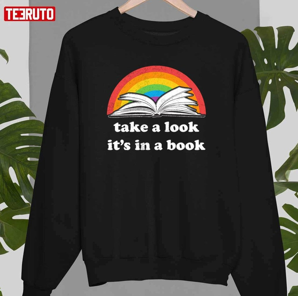 Take A Look Its Reading Rainbow Unisex Sweatshirt