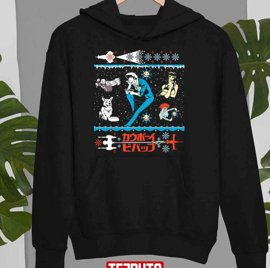 Spike Spiegel Cowboy Bebop Ugly Christmas Unisex Sweatshirt