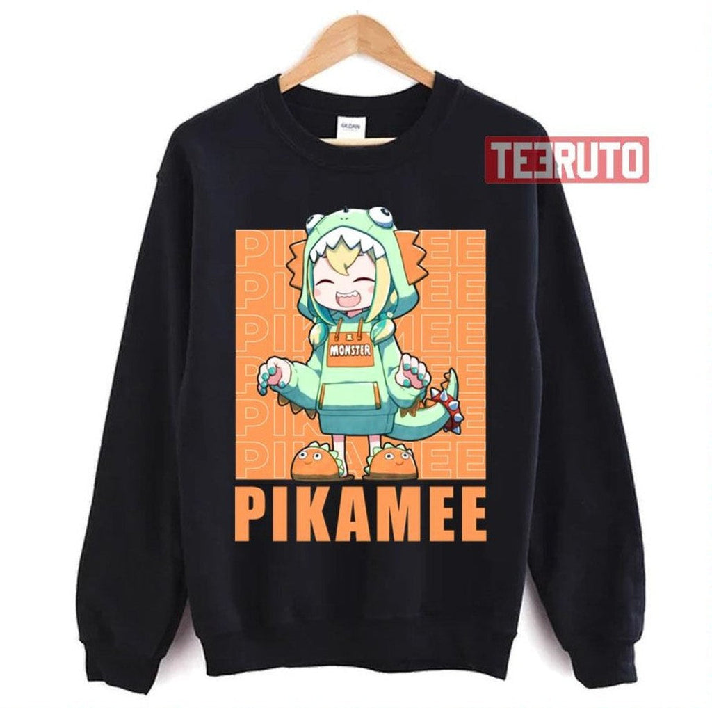 Pikamee Graphic Dinosaur Hoodie Unisex T-Shirt