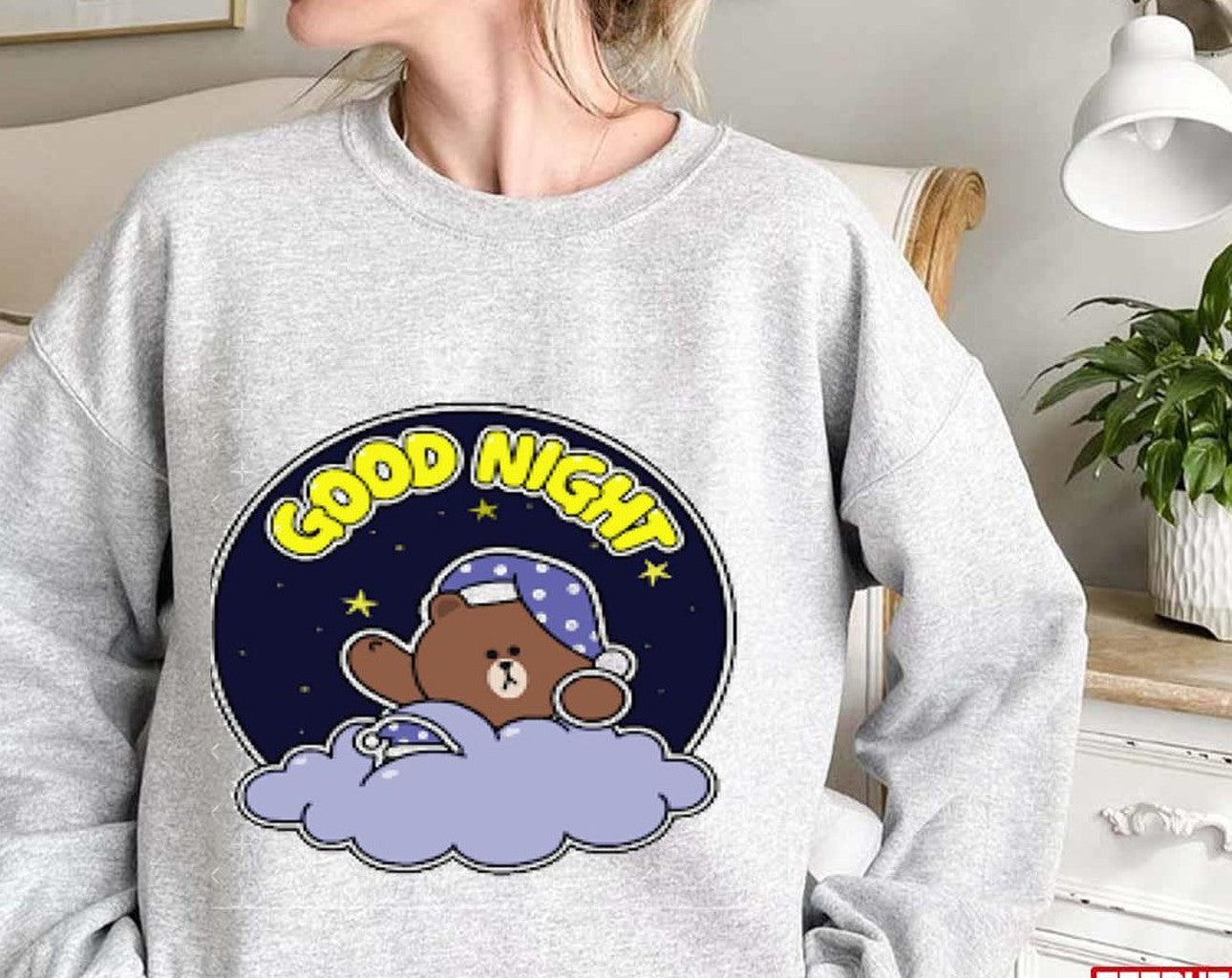 Bear Good Night Unisex Sweatshirt