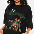 Bill Russell Vintage NBA Legend Russell 6 T-Shirt