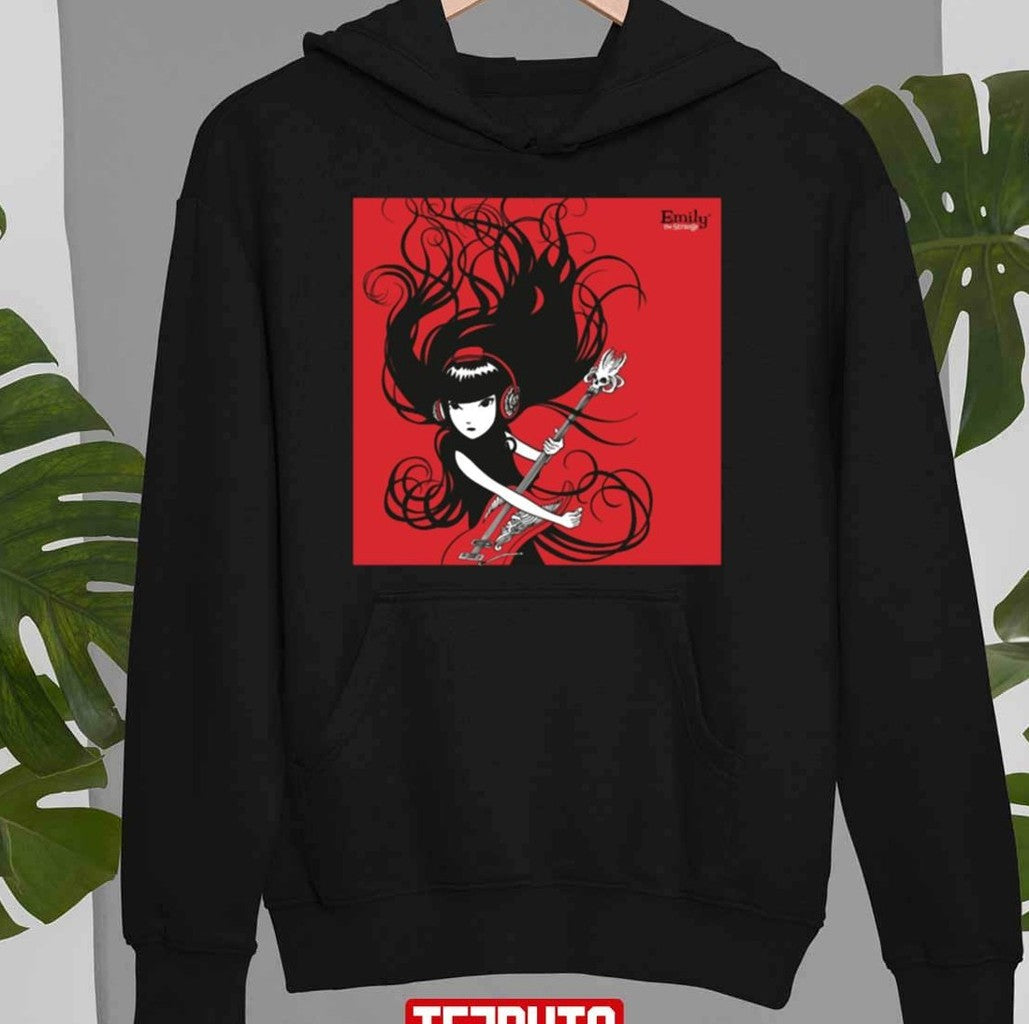 Playing Guitar Emily The Strange Unisex T-Shirt