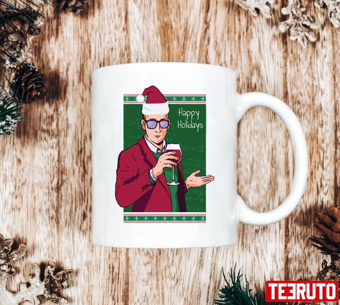 Teacher Christmas Wine Christmas 2020 Premium Unisex Sweatshirt