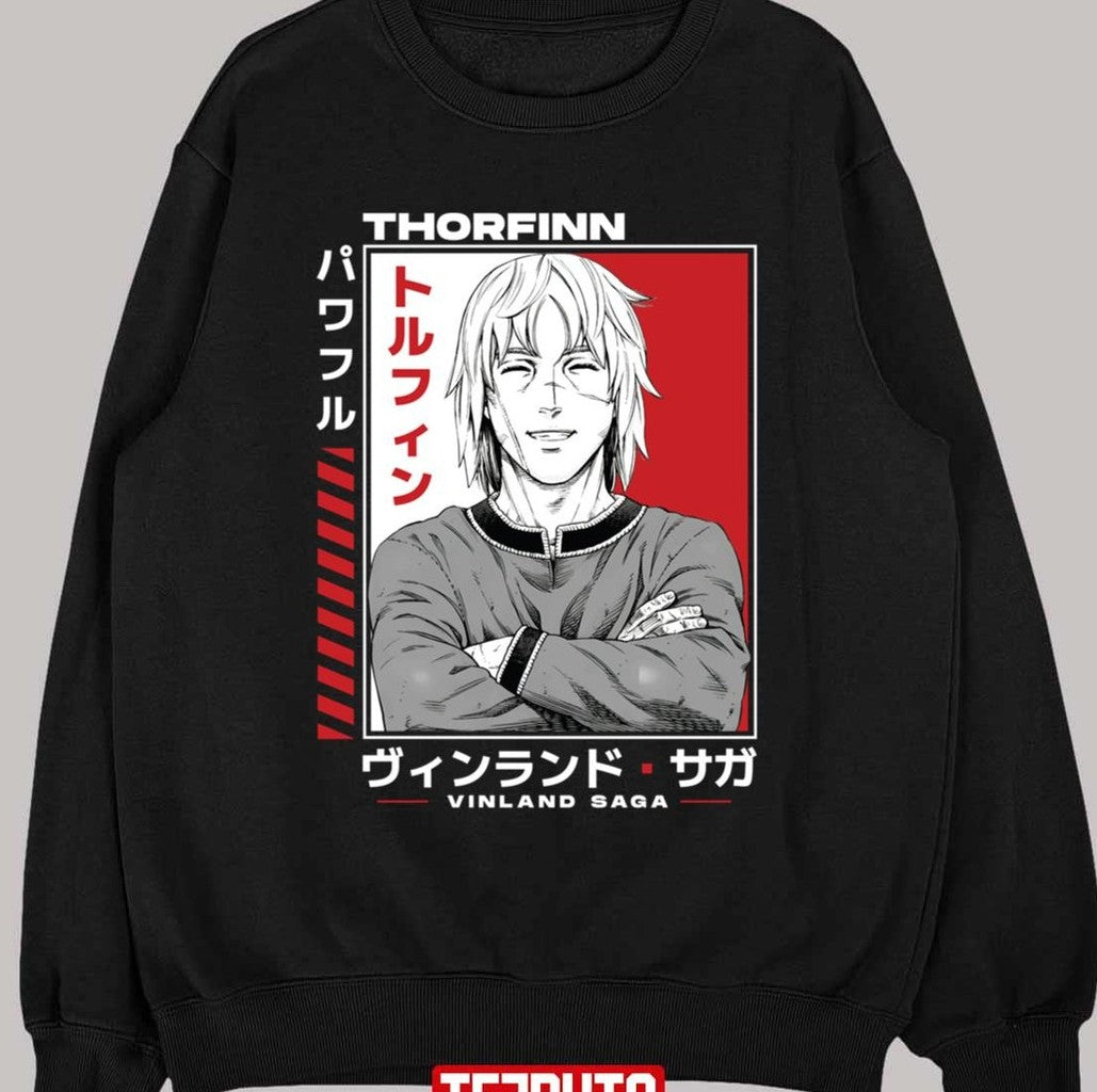 Smile Thorfinn Vinland Saga Japanese Typo Art Unisex T-Shirt
