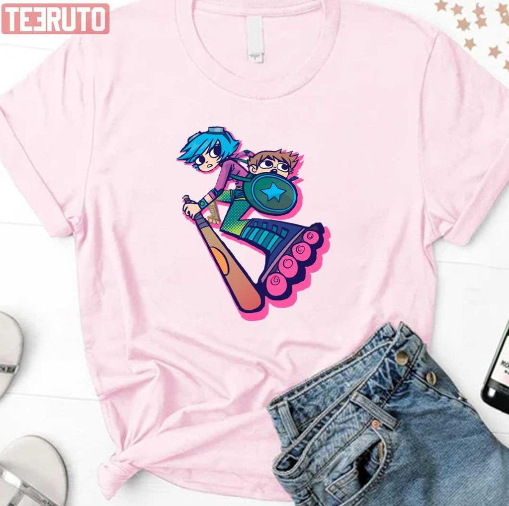 Scott Pilgrim Ramona Flowers Scott Pilgrim Vs The World Unisex Sweatshirt