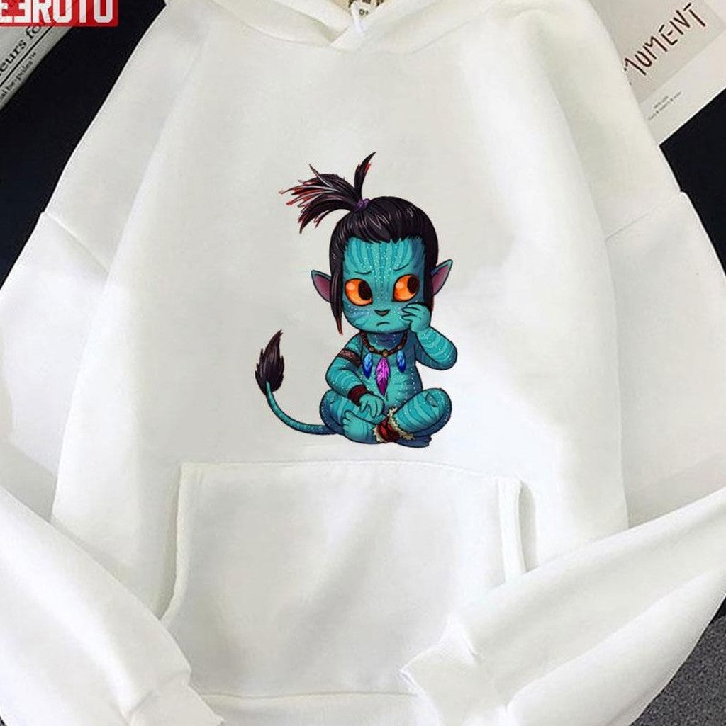 Avatar The Way Of Water Chibi Kawaii Fanart Unisex Hoodie