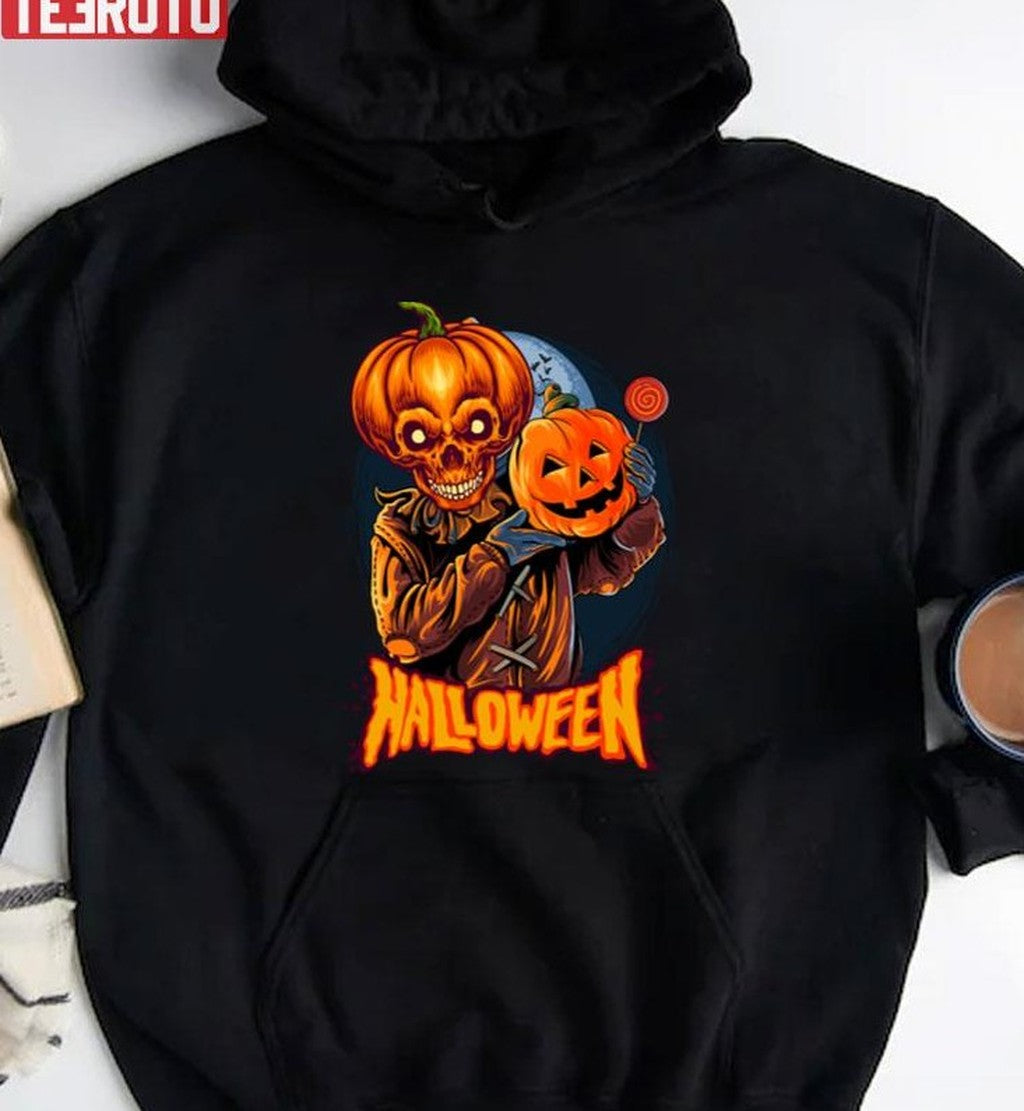 Be Afraid Be Very Afraid Halloween Monster Unisex Sweatshirt