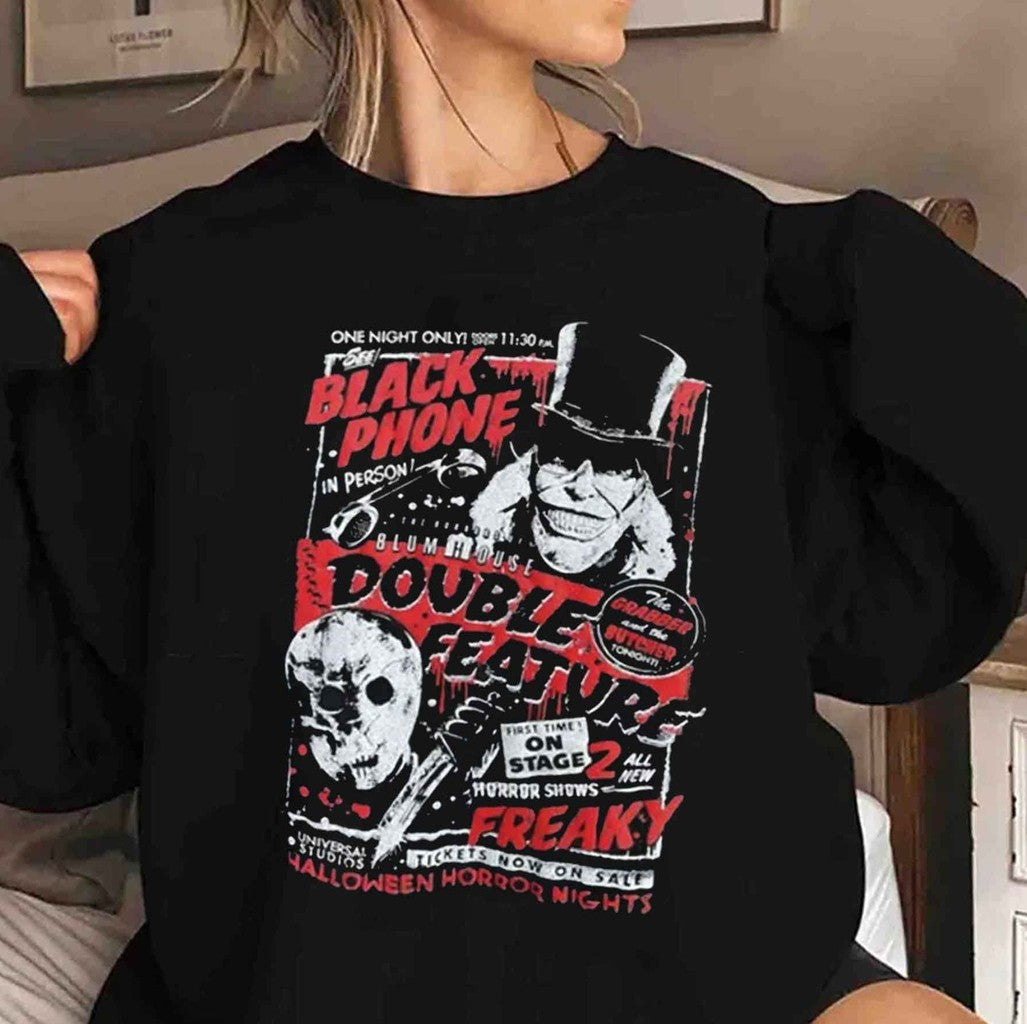 The Black Phone And Freaky House Halloween Horror Night Gift Unisex Sweatshirt