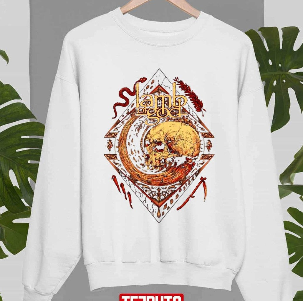Skull Lamb Of God Geometric Art Unisex Sweatshirt