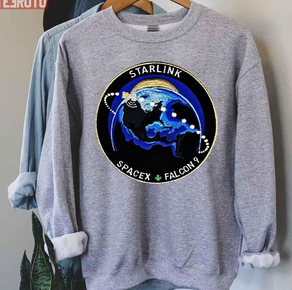 Starlink Logo Spacex Falcon Unisex T-Shirt