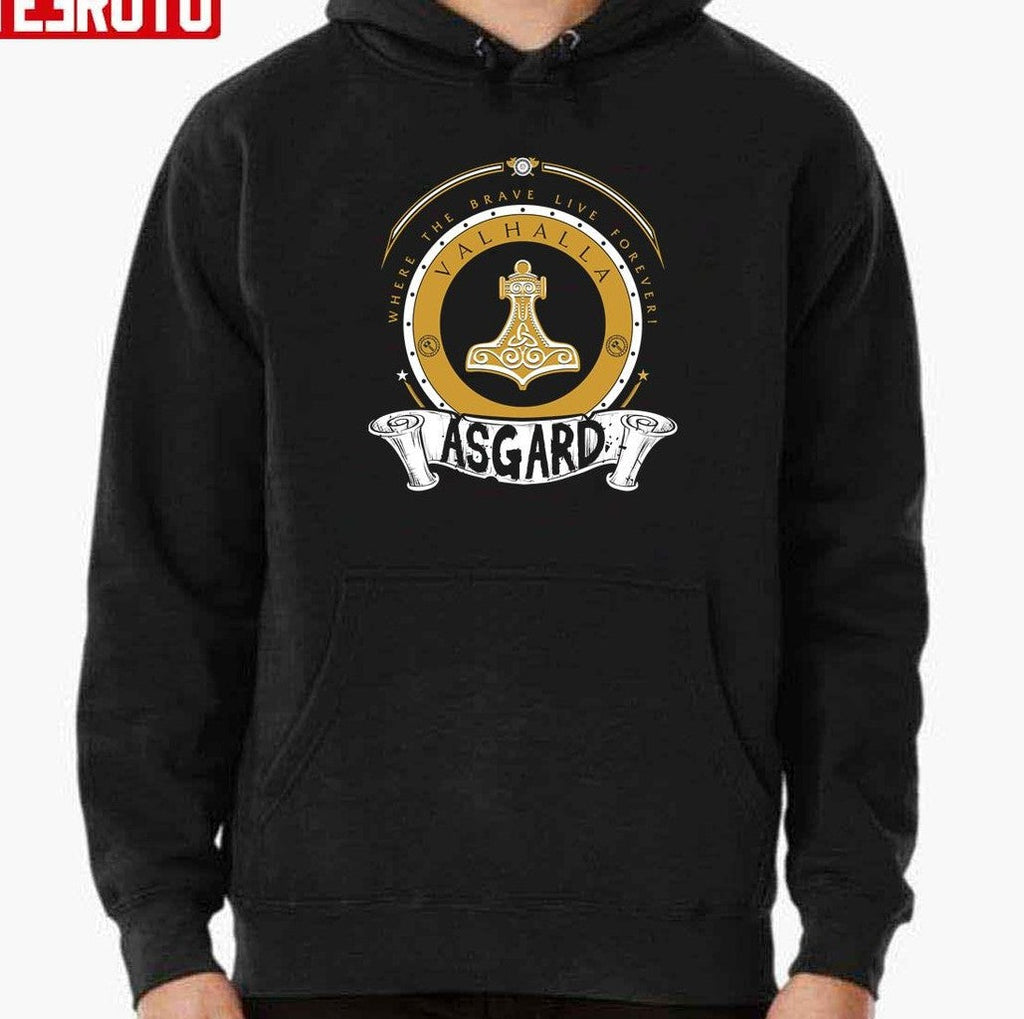 Asgard Where The Brave Live Forever SMITE Unisex Sweatshirt