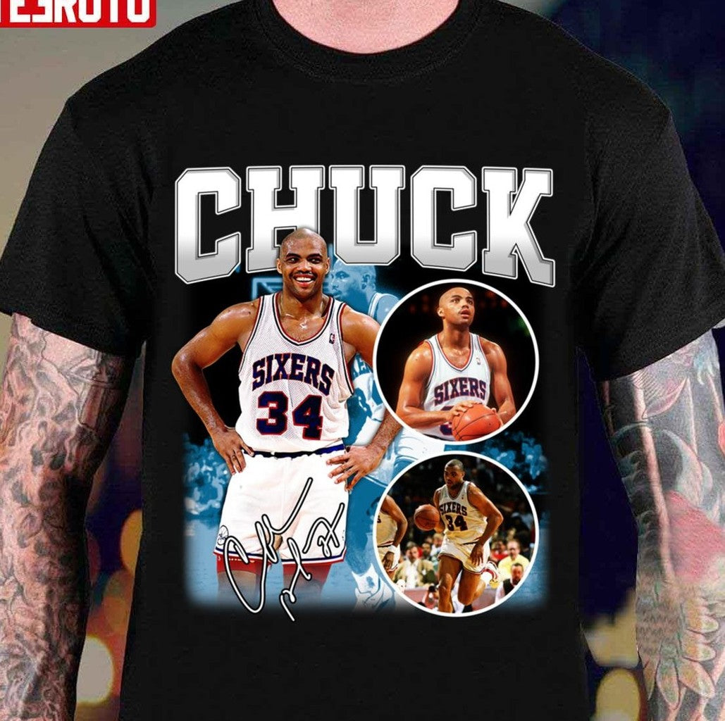 Phoenix Suns Charles Barkley Chuck Basketball Vintage Unisex Hoodie