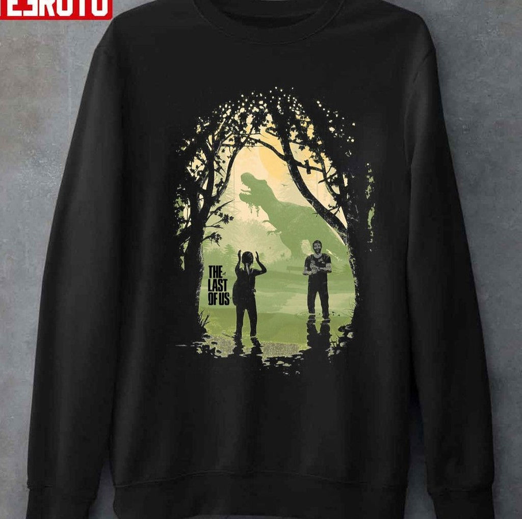 The Forest The Last Of Us Joel And Ellie Family Art Unisex T-shirt